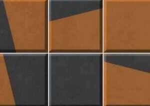 Somany Engravo Santiago Black 200x200mm