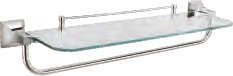 Somany Giza Glass Towel Rack Cum Shelf