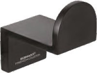 Somany Liana Robe Hook BLK