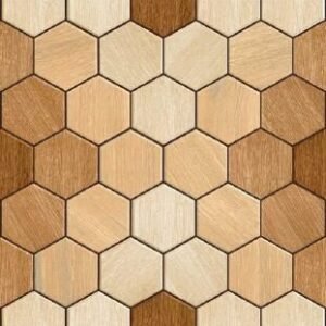 SOM PAVE HEXA BRUNO 400X400(5PCS)SANVI