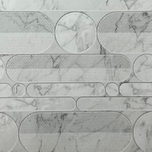 Somany Ritz Merida White Decor FP 600x1200mm