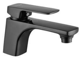Parryware Quattro- S/L Basin Mixer- Shiny Black
