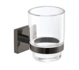 Parryware Sigma- Tumbler Holder-Shiny Black