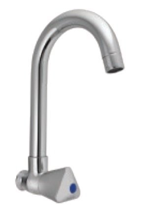 Essco Sink Cock with Swinging Pipe Spout (Wall Mounted Model) - Chrome