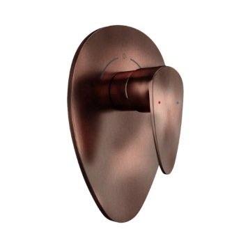 Jaquar 4-Way Divertor for Concealed Fitting with Built-In Non-Return Valves with Divertor Handle - Antique Copper