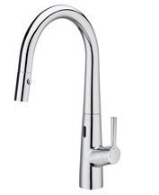 Roca Syra - E Sensor Kitchen Mixer With Removable Swivel Spout And Rinse Shower Function Power Operated, Chrome - RT5A8A2AC00