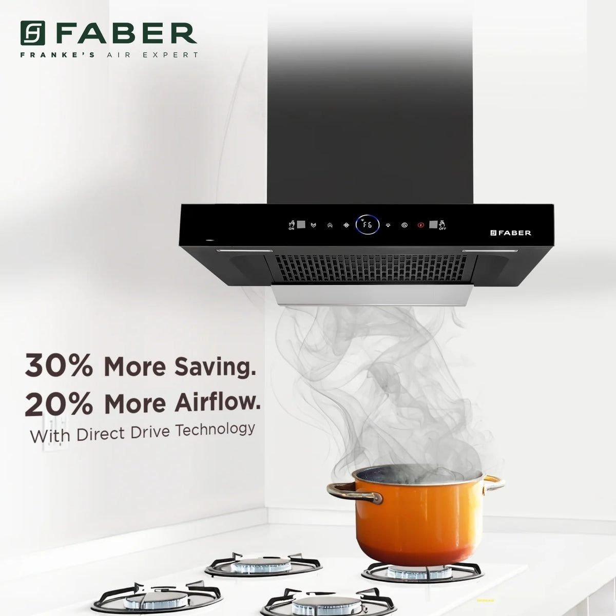 Faber – Hood Dazzle Bldc IN HC SC FL BK 60 – 1500 M3/H – 325.0727.858 - Image 12