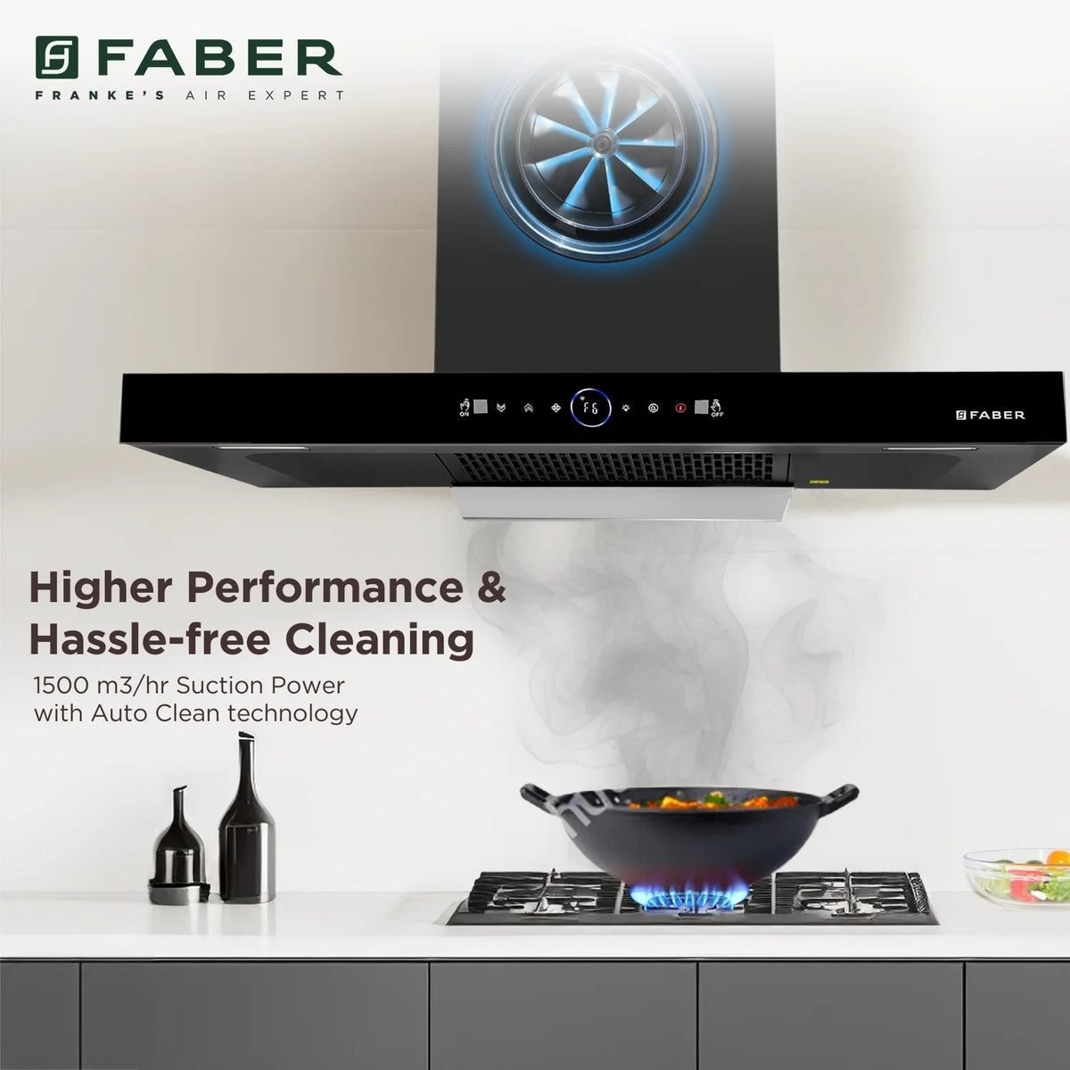 Faber – Hood Dazzle Bldc IN HC SC FL BK 90 – 1500 M3/H – 325.0727.859 - Image 9