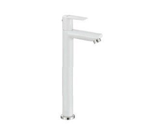 Bathsense Pillar Cock Extended Length of Spout: 4.75" Height of Aerator: 9.20" - SGEZ101AWH