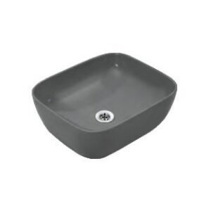 Somany Tonale TT Basin Cloud Grey Gloss
