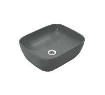 Somany Tonale TT Basin Cloud Grey Gloss