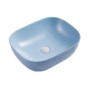 Somany Carolina Matt Azure Art Basin