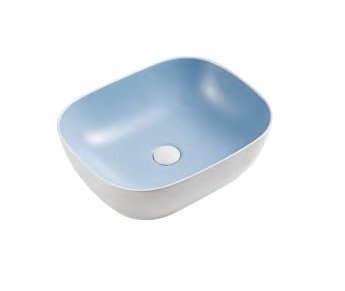 Somany Carolina Matt Snow Azure Art Basin