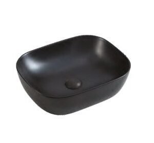 Somany Carolina Matt Black Art Basin