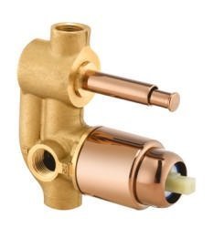 Parryware Ultra Hi Flo Concealed Diverter Body- D Rose Gold