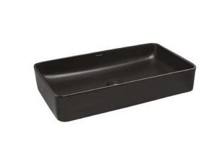 Parryware Zenith Bowl Basin 600x340x110 - Matt Blk