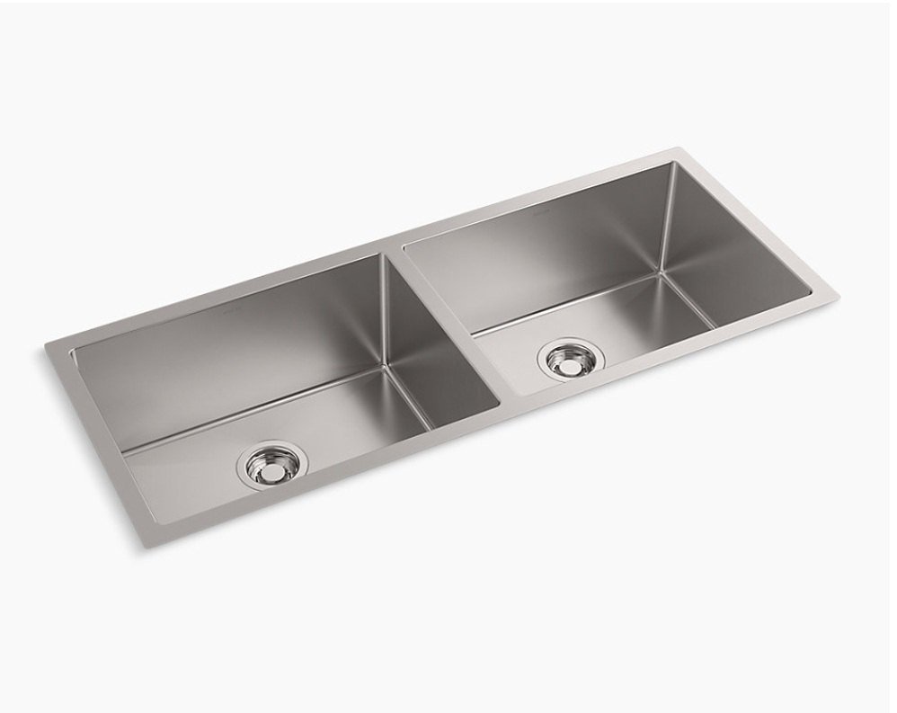 Kohler Strive 45X18 Double Bowl SS Fabricated - 38806IN-NA