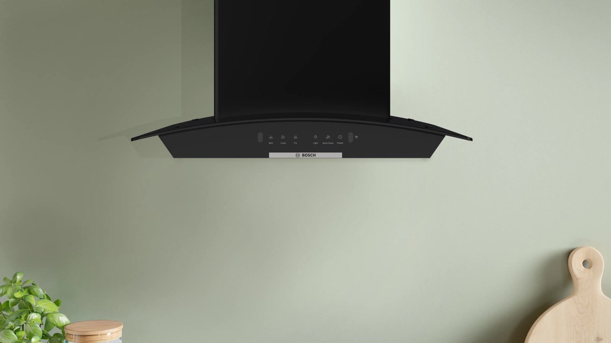 Bosch - DWA68IJ60I - Wall Hood 60 Cm, Curved-Glass, 1200 M /H - 460 x 591 x 500 mm - Image 5