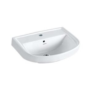 Essco Wall Hung Basin with Fixing Accessories - White