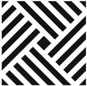 Metro Aristo Black Designer Tile 600 x 600 mm