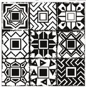 Metro Exotic Black Designer Tile 600 x 600 mm