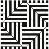 Metro Marmo Black Designer Tile 600 x 600 mm