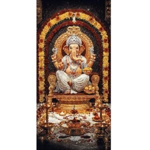 MOSAIC LORD GANESHA MATT GRENULA 600X1200