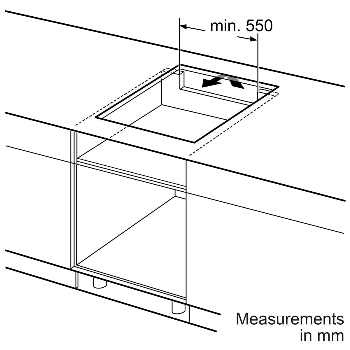 Bosch - PIE63KBB5E - Series 4 Induction hob 60 cm surface mount without frame - Image 8