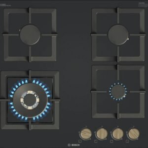 Bosch - PNH6B6F21I - Series 4 Gas hob 60 cm Tempered glass, Black