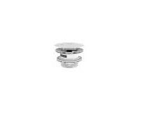 Roca Nu Click Clack Universal Half Thread Waste Coupling with 65 mm Plug, Glossy White