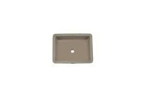 Roca Sofia Rectangular Under Counter Basin with Fixing Accessories, Size: 500x390x180 Mm, Grey Manhattan