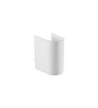 Roca Debba Semi Pedestal with Fixing Accessories, Size: 200x290x325 Mm, White