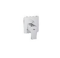 Roca Escuadra-N High Flow Bath & Shower Mixer Upper Trim, Chrome (Completed with Roca Hi Flow Concealed Body - RT525236403CA1, Sold Separately)