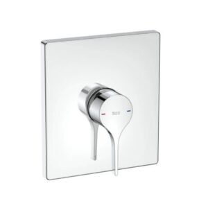 Roca Insignia Decor + Built-In Single Lever Shower Mixer, 1 Way, Chrome (Completed with Roca-Box -RT525869403, Sold Separately)
