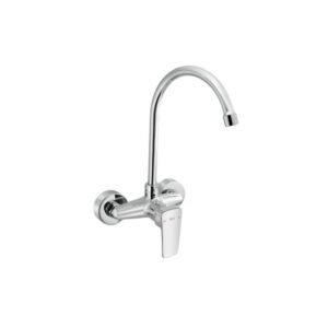 Roca Altair Wall Mounted Sink Mixer, Chrome