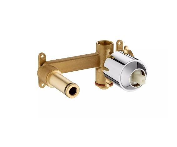 Roca Universal Concealed Body for Wall Mounted Basin Mixer, Chrome