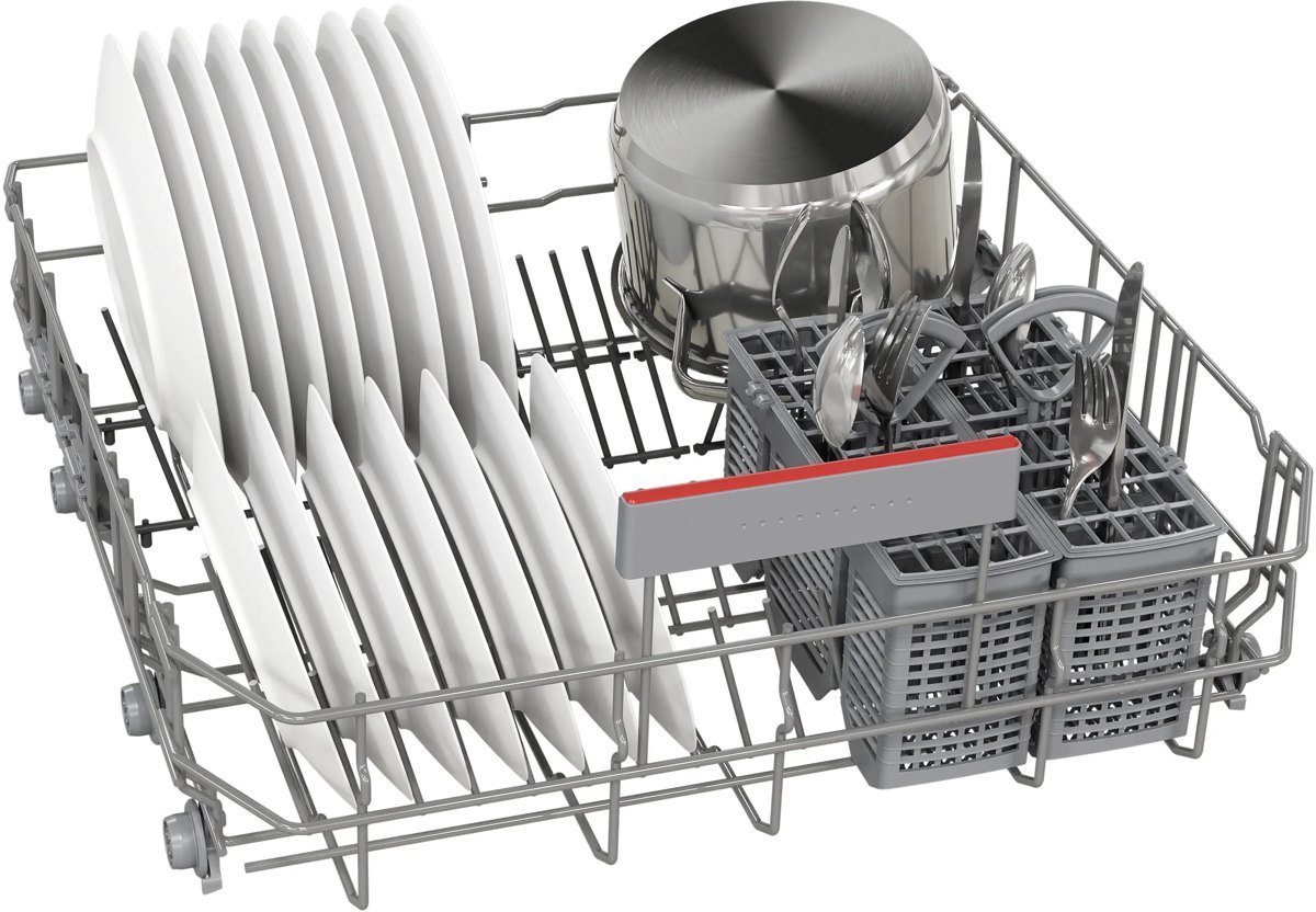Bosch - SMI4IKS00I - Series 4 Semi-Integrated Dishwasher, 60 Cm, 14-Place Settings, Stainless Steel, Ecosilence Drive, 6 Programmes Incl. Auto/Eco/Express/Intensive, Home Connect, 9.5 L Water Use, 48 - Image 5