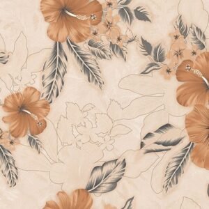 Somany Aspire Floreale Beige Decor Polished Floor & Wall Tile 600 x 1200 mm (South Plant - TT)