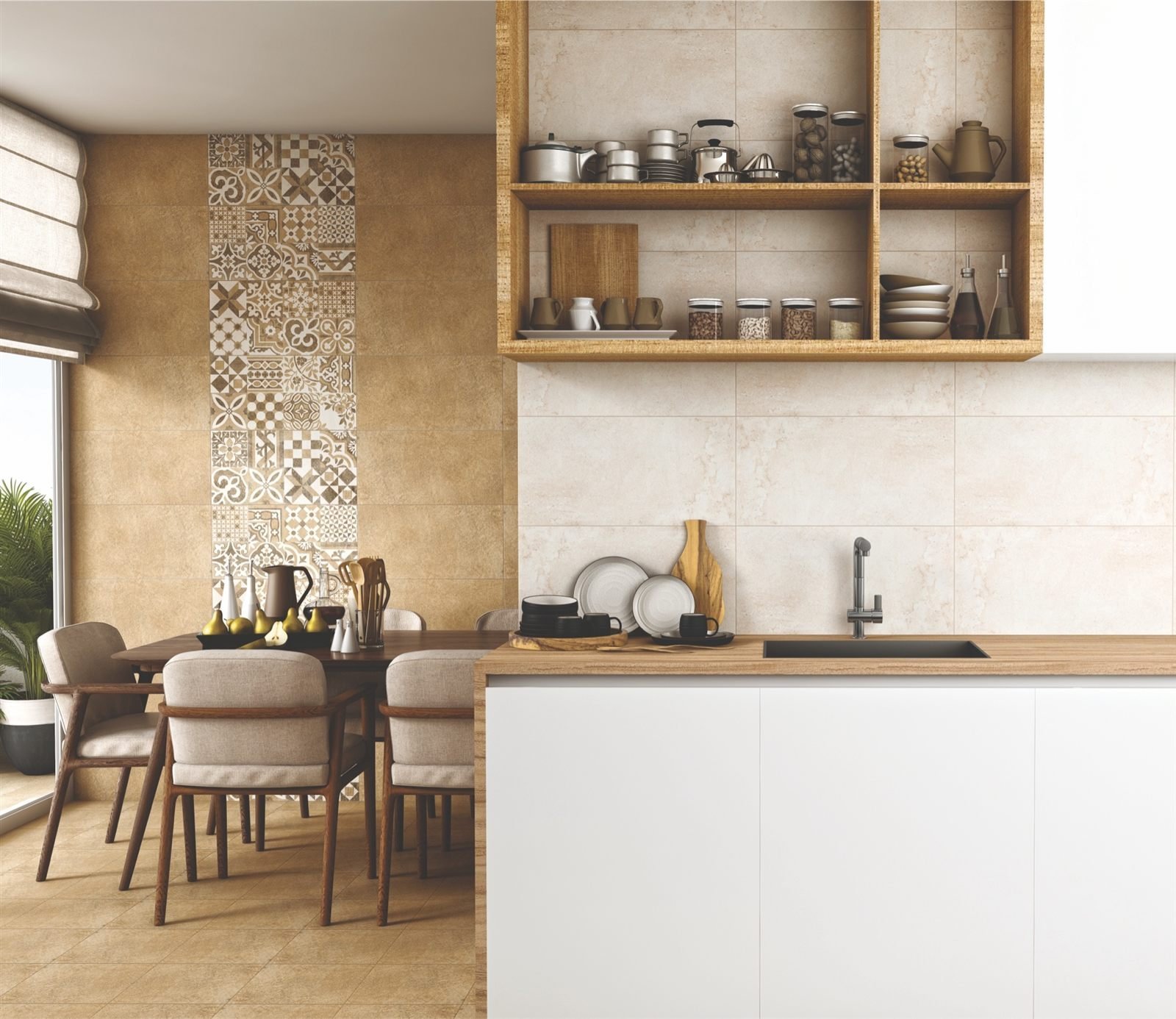 Somany Azzaro Crema Wall Tile 300 x 600 mm (North Plant - Morbi)