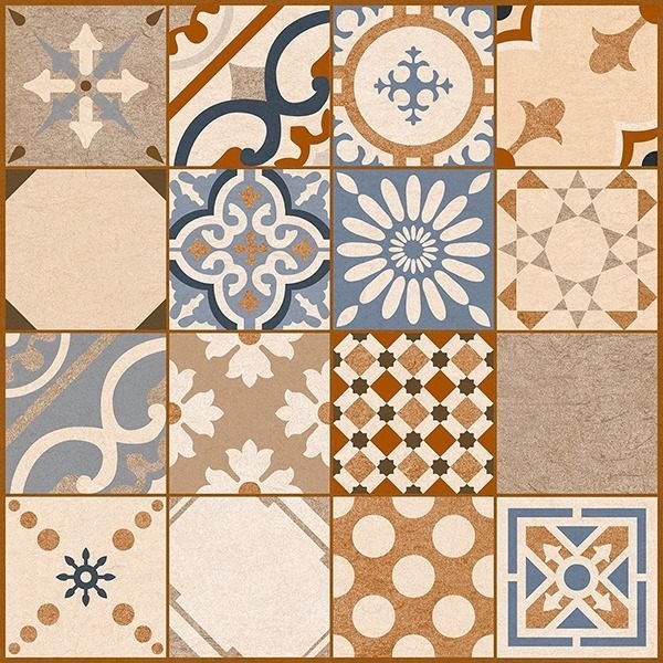 Somany Donjon Decor VC Shield Floor & Wall Tile 600 x 600 mm (North Plant - Kadi)