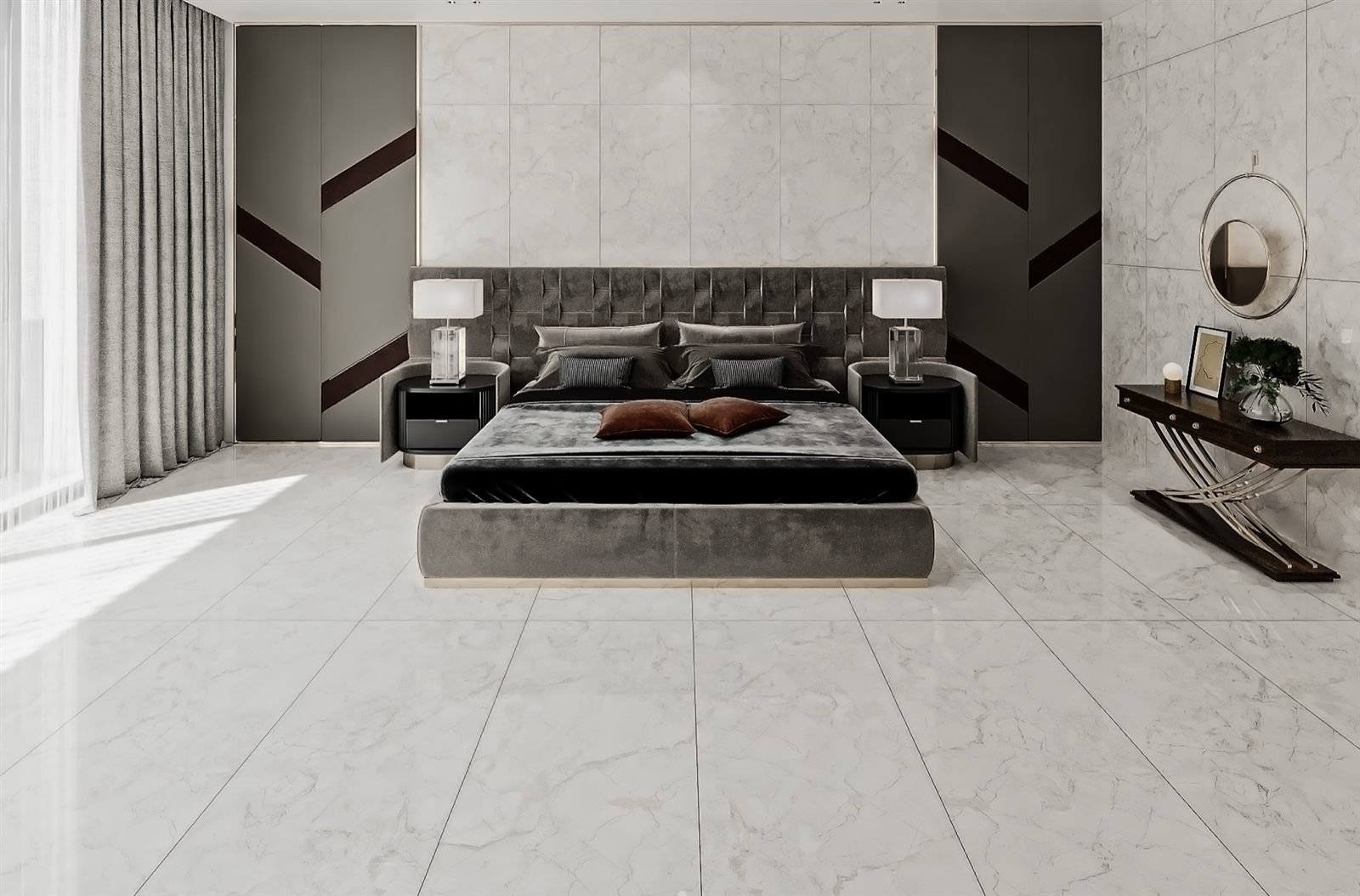 Somany Eon Signetic Crema Polished Floor & Wall Tile 600 x 1200 mm (South Plant - Sanvi) - Image 2