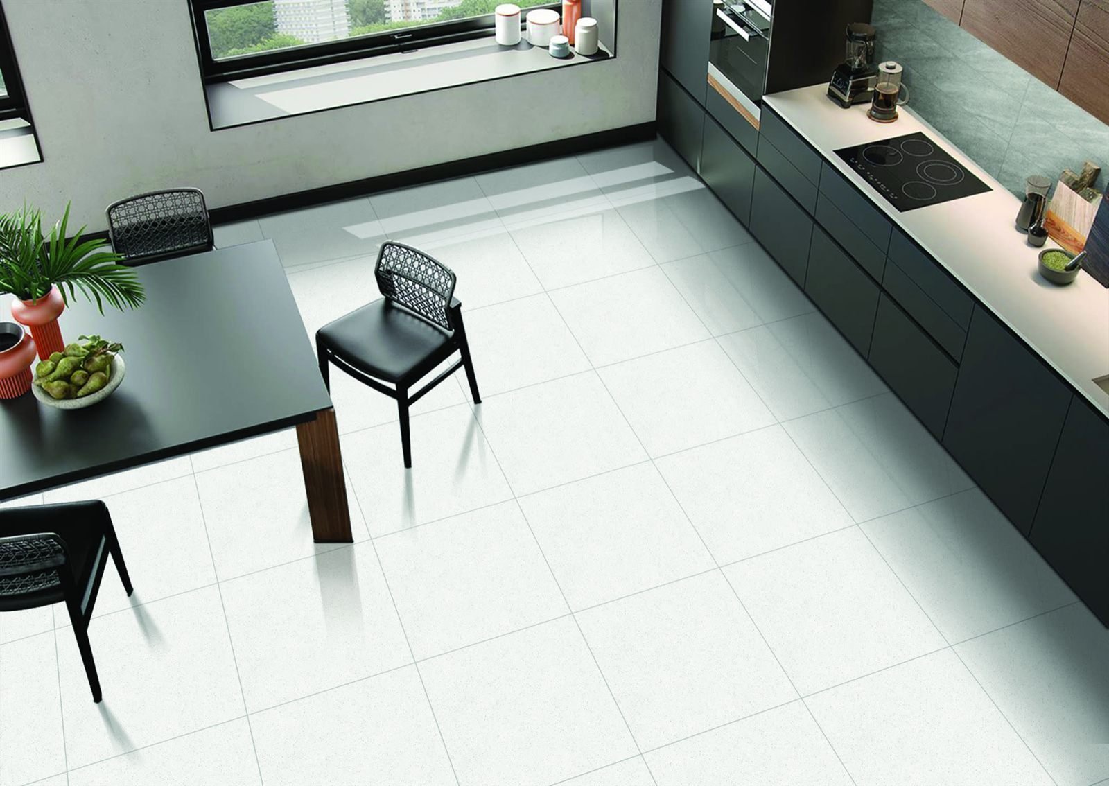 Somany FB Vega White Polished Floor & Wall Tile 600 x 600 mm (North Plant - Morbi) - Image 2