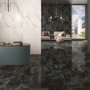 Somany Gran Bampton Blue High Gloss Floor & Wall Tile 800 x 1600 mm (North Plant - Morbi)