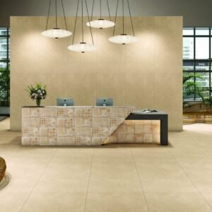 Somany Grande Colorato Beige Gritstone Matt Floor & Wall Tile 600 x 1200 mm (North Plant - Morbi)