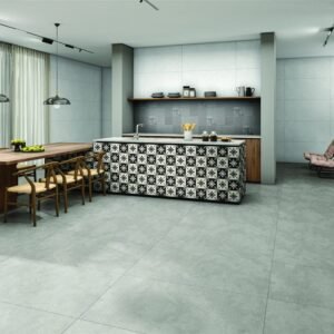 Somany Grande Colorato Bianco Gritstone Matt Floor & Wall Tile 600 x 1200 mm (North Plant - Morbi)