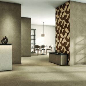 Somany Grande Colorato Brown Gritstone Matt Floor & Wall Tile 600 x 1200 mm (North Plant - Morbi)
