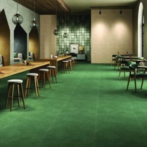Somany Grande Colorato Green Gritstone Matt Floor & Wall Tile 600 x 1200 mm (North Plant - Morbi)