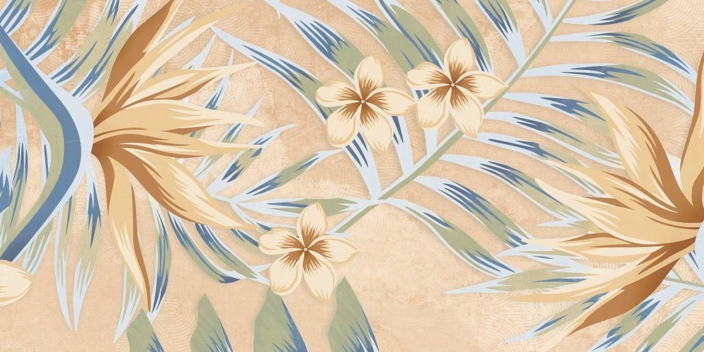 Somany Grande Imp Floristic Decor Matt Floor & Wall Tile 600 x 1200 mm (South Plant - TT)