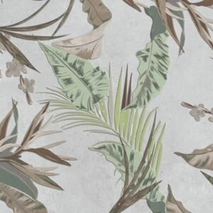 Somany Grande Florale Decor High Gloss Floor & Wall Tile 600 x 1200 mm (South Plant - TT)