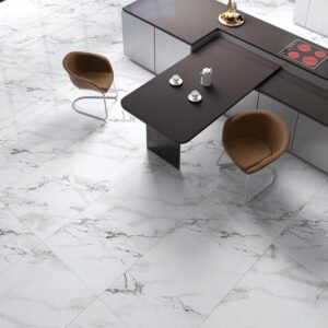 Somany Grande Valor Claudia White VC Shield Matt Floor & Wall Tile 600 x 1200 mm (South Plant - TT)